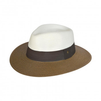 NALEDI IVORY AND STONE HAT 58CM