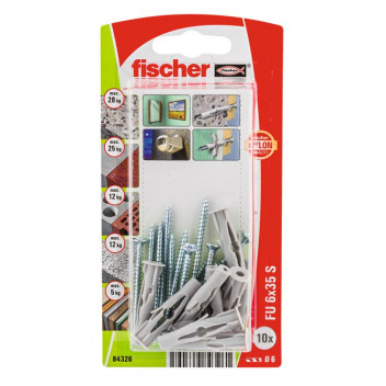 FISCHER CUPHOOK PLUGS 10PP