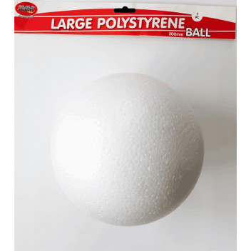ROUND CRAFT FOAM BALL 200MM 1PIECE