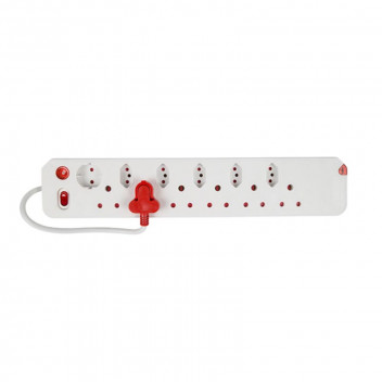 ELECTRICMATE MULTIPLUG WITH SINGLE SWITCH AND SURGE  12WAY