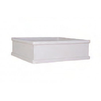 GARDEN SOLUTIONS LARGE SQUARE PILLAR FIBRE CEMENT POND 870X260MM