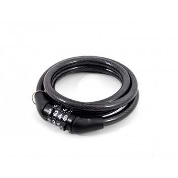 JAGUAR ASSORTED COLOURS COMBINATION BICYCLE LOCK 8X1500MM
