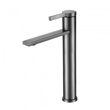 BIJIOU LAVOE GUNMETAL LONG BASIN MIXER