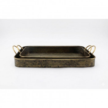 METAL RECTANGULAR MEDIUM TRAY