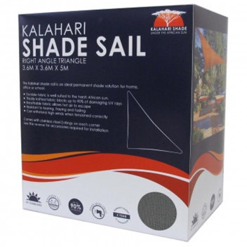 KALAHARI SHADE RIGHT ANGLE TRIANGLE SAIL 3.6M