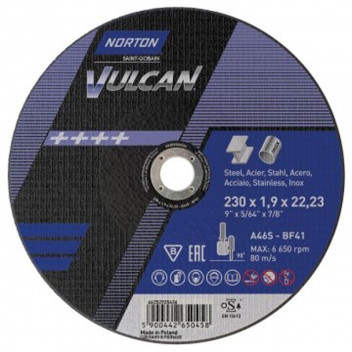 VULCAN CUTTING DISC STEEL 230X22.23MM