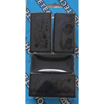 RECTANGULAR END CAP 38MMX19MM 4PIECE