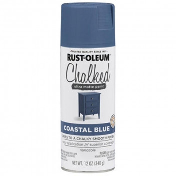 PAINT SPRAY CHALKED 302598 COASTAL BLUE 340G R-OLEUM