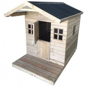 POLY YARD WOOD PLAYHOUSE 1.2WX1.8LX1.5H