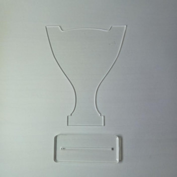ACRYLIC TROPHY CUP CRAFT BLANK