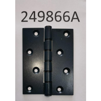 HINGE BUTT 249866A ALUMINIUM PAIR 100X75MM CHARCOAL 2PP