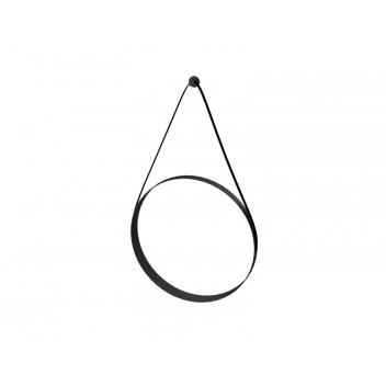 NERO BLACK FRAMED MIRROR 600MM