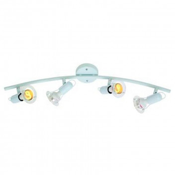 EUROLUX 4LIGHT SATIN CHROME DISC BOW SPOT LIGHT