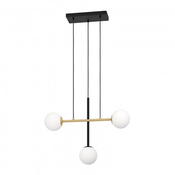 EUROLUX PAZ PENDANT BLACK & WHITE LIGHT