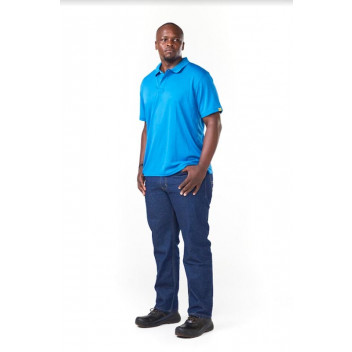 DROMEX ROYAL BLUE QUICK DRY PREMIUM GOLF SHIRT LARGE