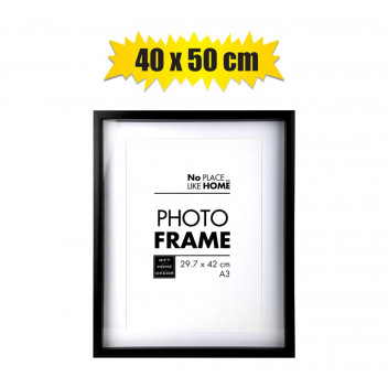 PHOTO FRAME SHADOW BOX  BLACK  40X50CM