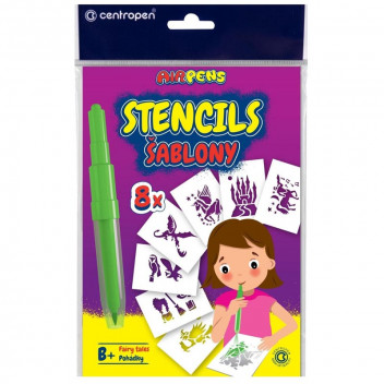 STENCIL KIDDIES  9996/10 MAGIC DESIGN 8PIECE