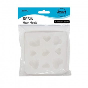 SMART PRODUCTS MULTIPLE HEART RESIN MOULD CRAFT SILICONE