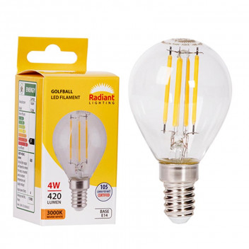RADIANT LED FILAMENT BULB E13 4W 3000K