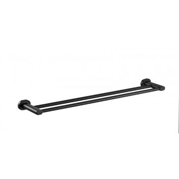 RAIL TOWEL DOUBLE ZENNA BLACK
