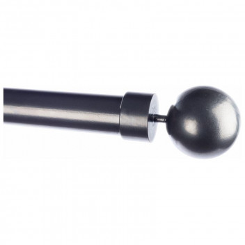 GUN METAL SINGLE BALL POLE SET 2.5M