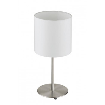 EUROLUX SATIN CHROME PASTERI TABLE LAMP 400MM