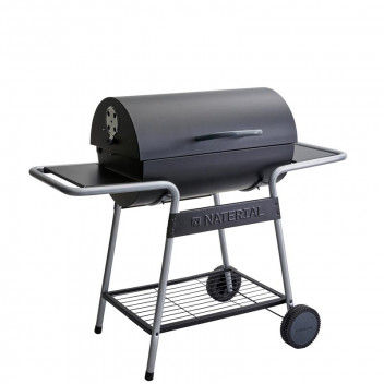 NATERIAL TALOS CHARCOAL BRAAI TROLLEY WITH 1 GRATE 62X36CM