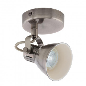 EUROLUX 1LIGHT ANTIQUE NICKEL SERAS SPOT LIGHT