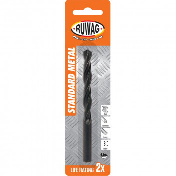 RUWAG 1.8MM STANDARD METAL DRILL BIT 2 PER PACK