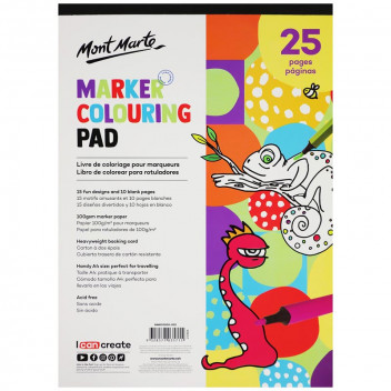 KIDS A4 COLOURING PAD 25 SHEETS