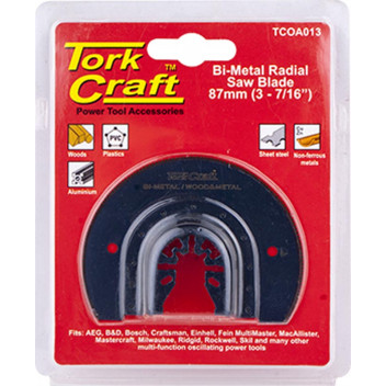 TORK CRAFT QUICK CHANGE RADIAL SAW BLADE 87MM 3-7/16INCH