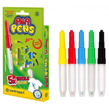 CENTROPEN AIRPEN TEXTILE PAINT 5 PIECE SET
