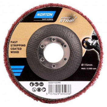 NORTON DECAP WHEEL WOOD 115X22.23MM