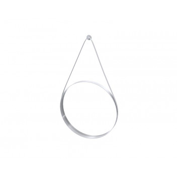 NERO WHITE FRAMED MIRROR 600MM