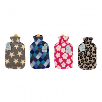 FLEECE COVER HOT WATER BOTTLE 1.5L