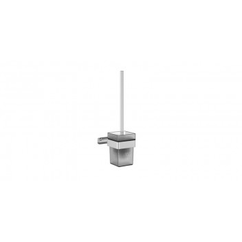 BRUSH TOILET SET ONYX SILVER