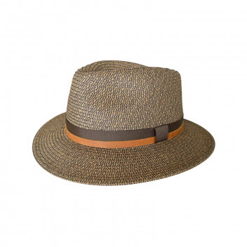 FEDORA INDALO BROWN HAT 61CM
