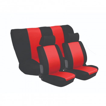 NEXUS SEAT COVERS RED 6PIECE SET