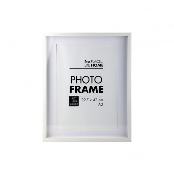 PHOTO FRAME SHADOW BOX  WHITE  40X50CM