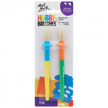 KIDS COLOR HOBBY BRUSH 2 PIECE