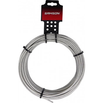 BOLTFIX COATED WIRE ROPE CLEAR 3.0MM 25M.