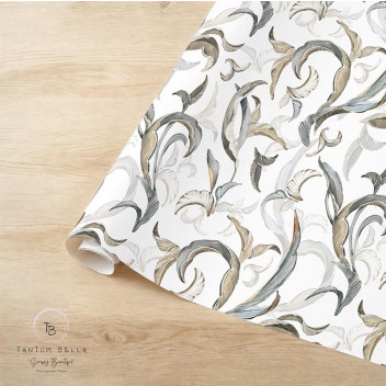 WRAPPING PAPER ETHEREAL LEAVES 500X750MM