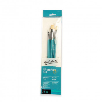 GALLERY CRAFT OIL BRUSHES 5 PIECE
