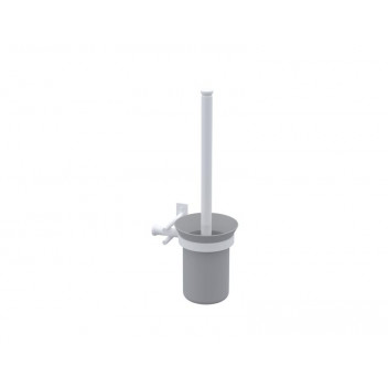 NYX WHITE TOILET BRUSH SET HOLDER
