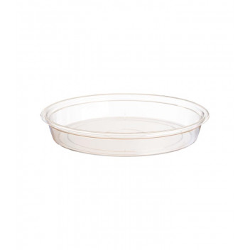 SAUCER PLASTIC  TRANSPARENT 25CM ARTEVASI