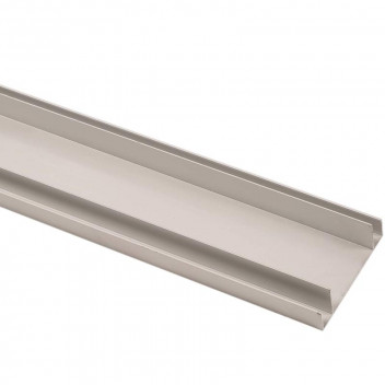 NATURAL ANODIZED ALUMINIUM WALL CHANNEL 76X3600MM