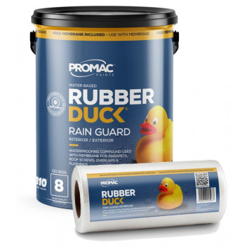 RUBBER DUCK RED WATERPROOFING RAIN GUARD ACRYLIC MEMBRANE INCLUDED 5L