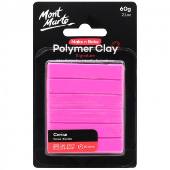MAKE N BAKE CERISE POLYMER CRAFT CLAY