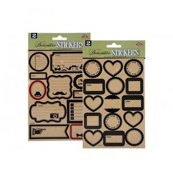 CRAFT STICKER ASSORTED LABELS