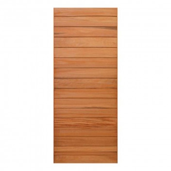 SWARTLAND WIDE HORIZONTAL SLATTED EXTERIOR DOOR WOOD 2032X813MM.